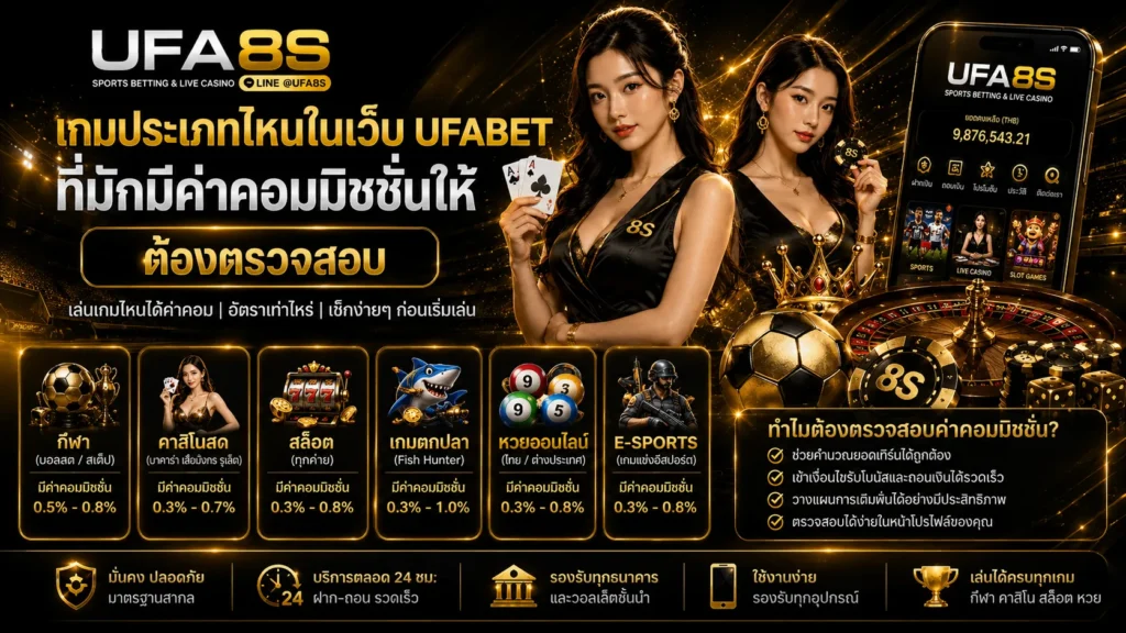 ค่าคอมมิชชั่น UFABET